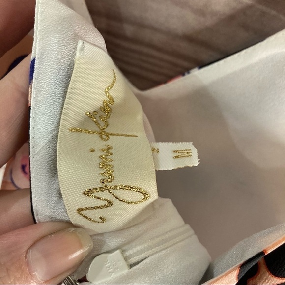 YUMI Kim Pink Silk Floral Babydoll Sundress Nwt - Picture 8 of 11